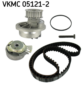 SKF VKMC 05121-2 Pompa acqua + Kit cinghie dentate